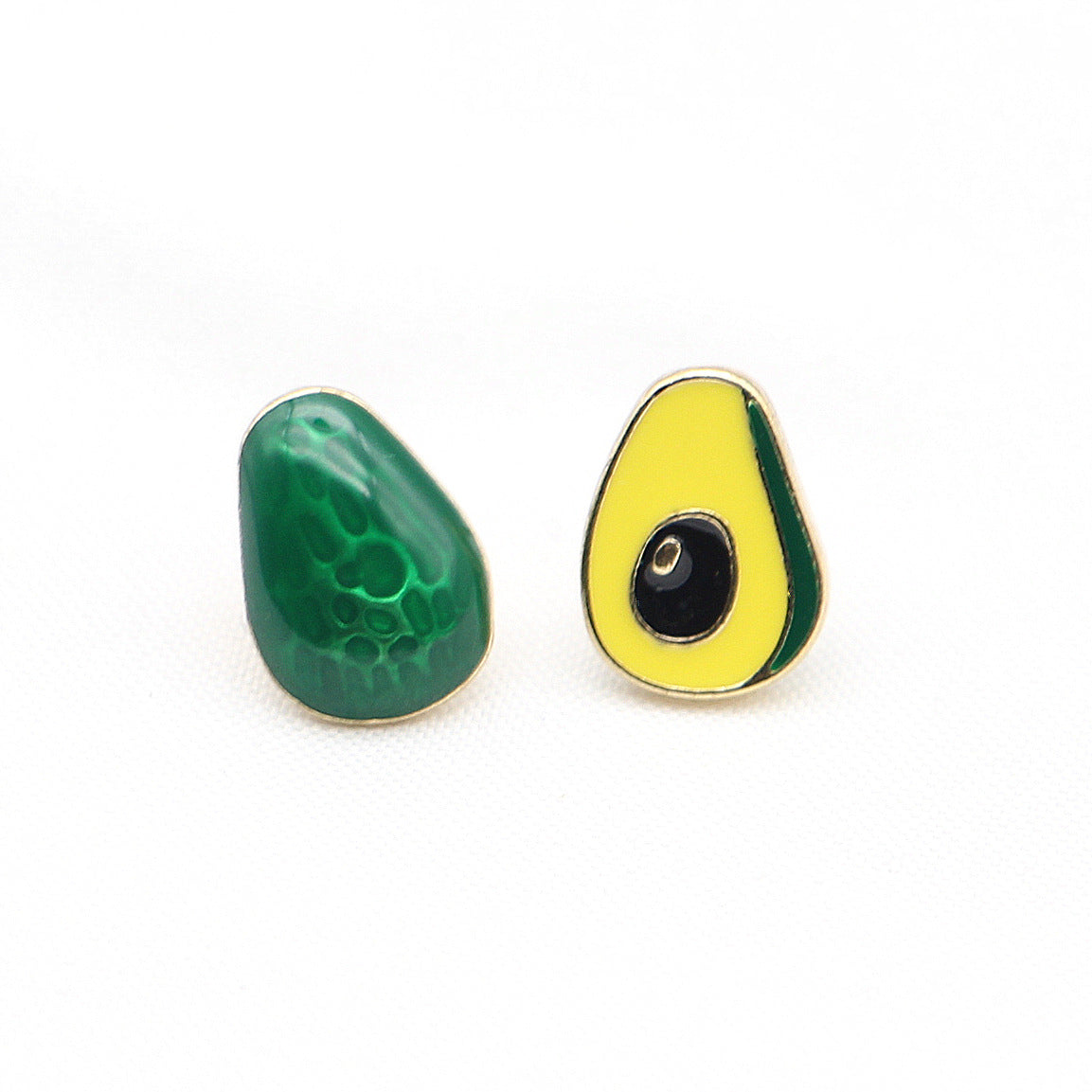 Simple Style Fruit Alloy Enamel Ear Studs 1 Pair