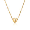 Fashion Letter Stainless Steel Gold Plated Pendant Necklace