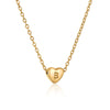 Fashion Letter Stainless Steel Gold Plated Pendant Necklace