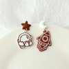 Cute Cartoon Alloy Enamel Ear Studs