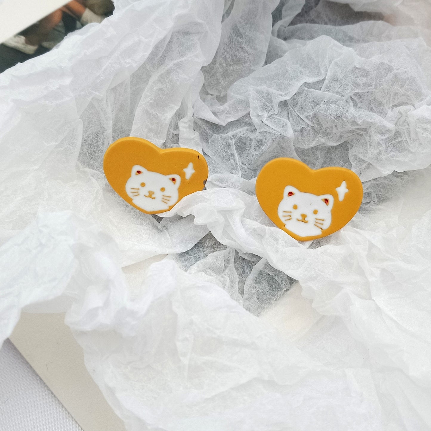 Cute Bear Alloy Stoving Varnish Ear Studs