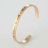 Fashion Letter Stainless Steel Bangle Stainless Steel Bracelets