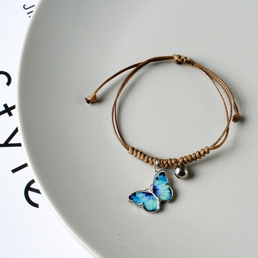 Simple Style Butterfly Alloy Knitting Bracelets