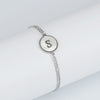 Simple Style Letter Stainless Steel Inlay Shell Bracelets