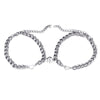 Fashion Heart Shape Alloy Plating Bracelets 1 Pair