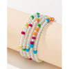 Bohemian Geometric Mixed Materials Beaded Artificial Pearls Shell Bracelets