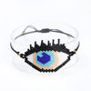 Miyuki Rice Beads Hand-woven Demon Eye Bracelet Personality Ethnic Style Jewelry