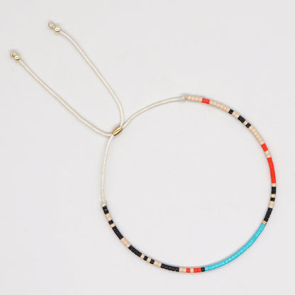 Simple Style Round Glass Wholesale Bracelets