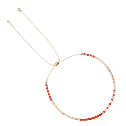 Simple Style Round Glass Wholesale Bracelets