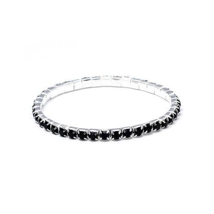 Simple Style Geometric Crystal Rhinestone Gem Bracelets