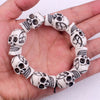 Fashion Skull Alloy Unisex Bracelets 1 Piece