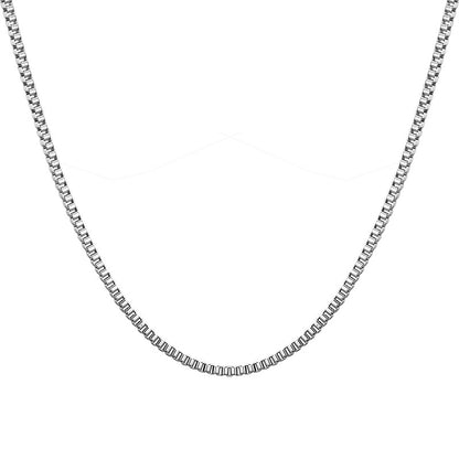 Simple Style Geometric Stainless Steel Plating Chain Necklace