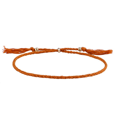 Simple Style Solid Color Rope Braid Women's Bracelets