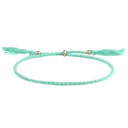 Simple Style Solid Color Rope Braid Women's Bracelets