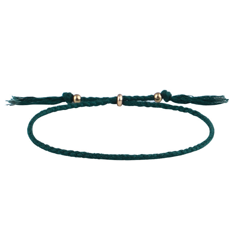 Simple Style Solid Color Rope Braid Women's Bracelets