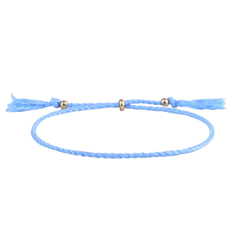 Simple Style Solid Color Rope Braid Women's Bracelets