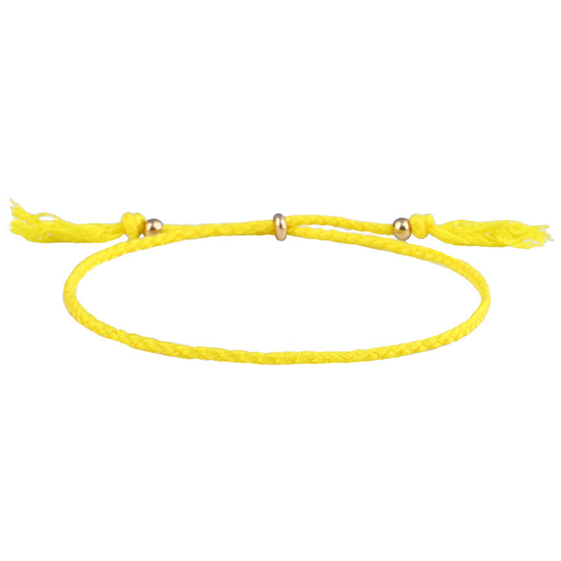 Simple Style Solid Color Rope Braid Women's Bracelets