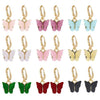 Fashion Butterfly Arylic Plating Women's Earrings 1 Pair