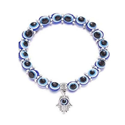 Retro Geometric Devil's Eye Alloy Resin Metal Unisex Bracelets