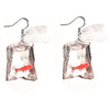 1 Pair Fruit Bear Butterfly Patchwork Plastic Resin Drop Earrings