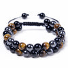 Fashion Colorful Agate Beaded Unisex Bracelets 1 Piece