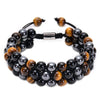 Fashion Colorful Agate Beaded Unisex Bracelets 1 Piece