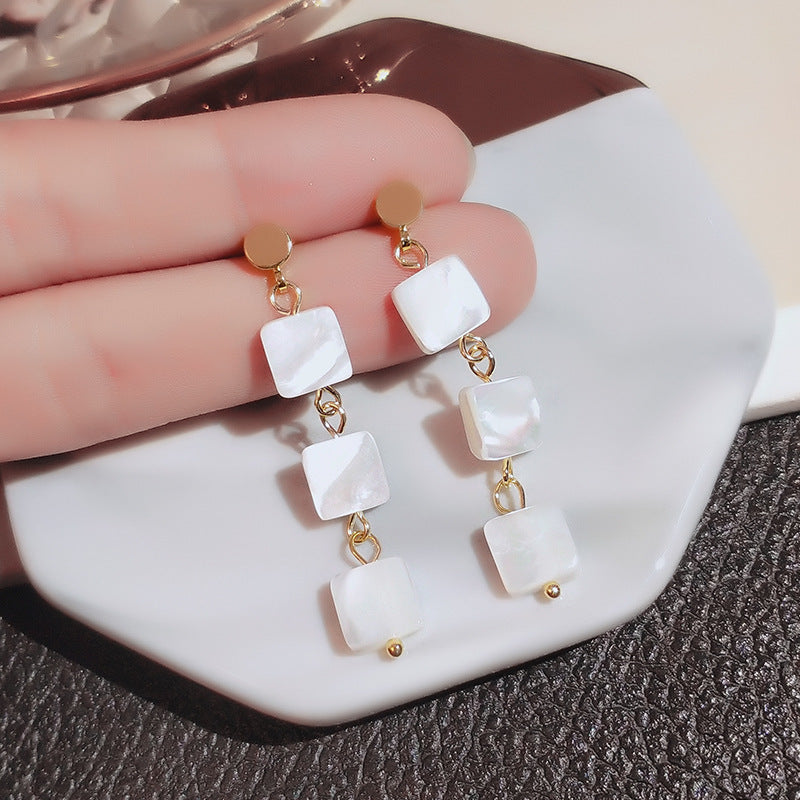 Ins Style Geometric Alloy Plating Women's Earrings 1 Pair