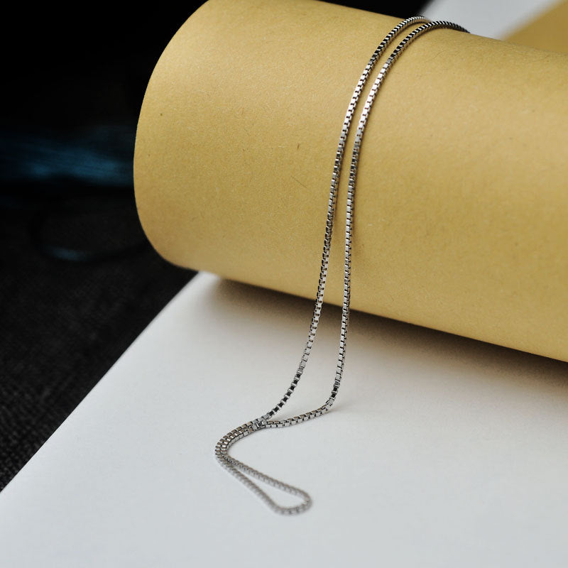 Fashion Geometric Titanium Steel Chain Necklace