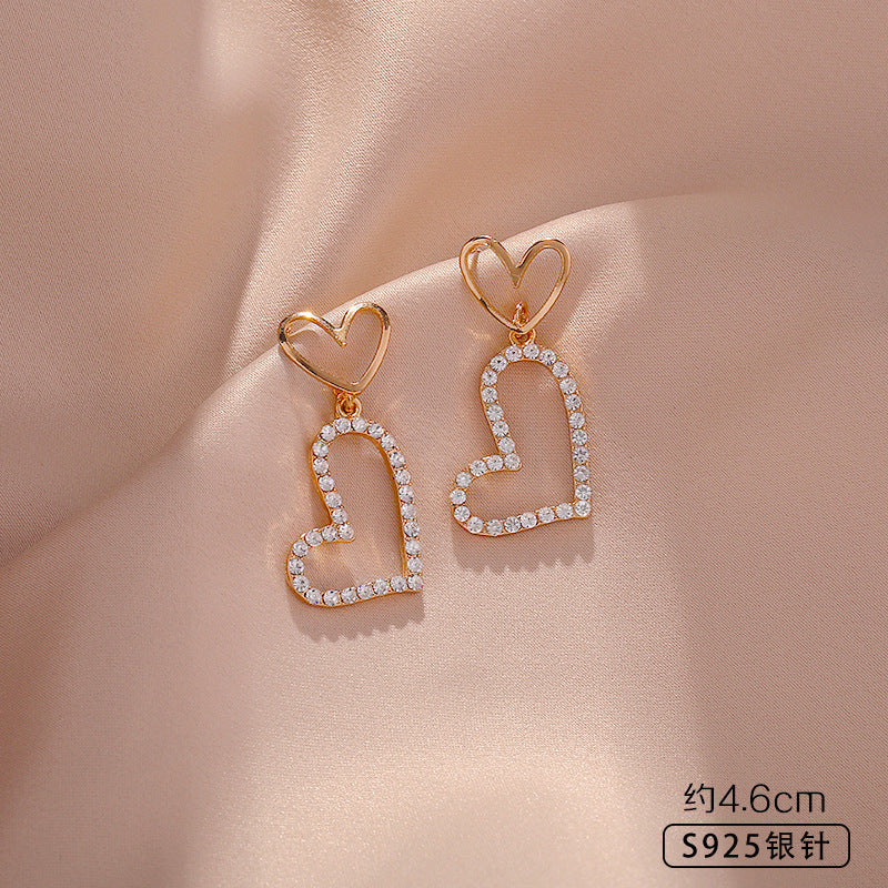 Lady Geometric Alloy Plating Artificial Pearls Women's Earrings 1 Pair