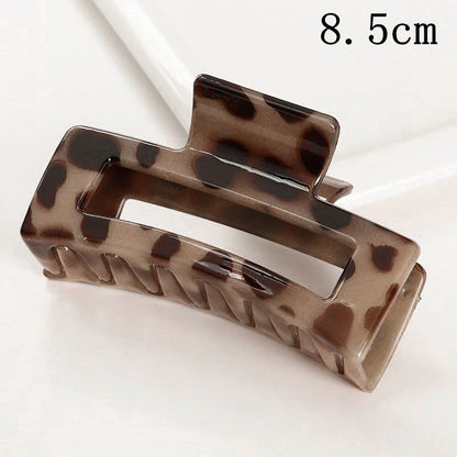 Fashion Rectangle Plastic Hair Claws 1 Piece