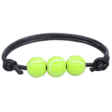 Simple Style Basketball Football Arylic Unisex Bracelets