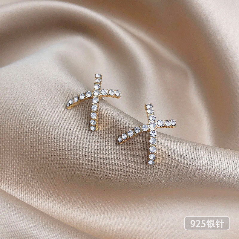 Lady Geometric Alloy Plating Artificial Pearls Women's Earrings 1 Pair