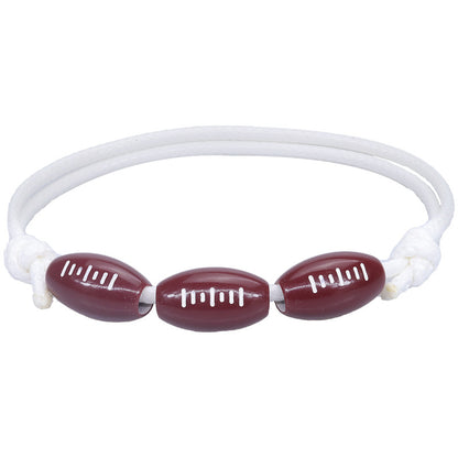 Simple Style Basketball Football Arylic Unisex Bracelets