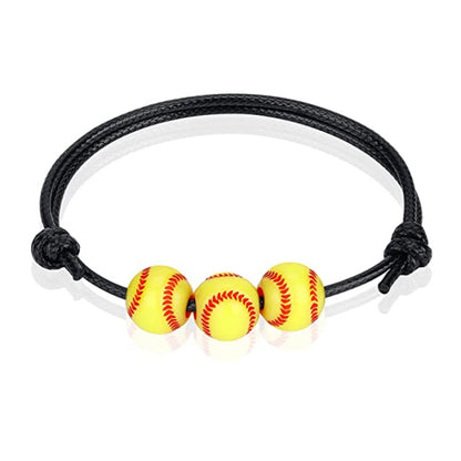 Simple Style Basketball Football Arylic Unisex Bracelets