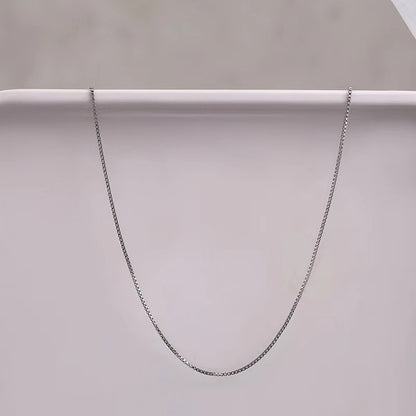 Simple Style Geometric Titanium Steel Chain Necklace