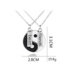 1 Piece Simple Style Letter Alloy Plating Unisex Pendant Necklace