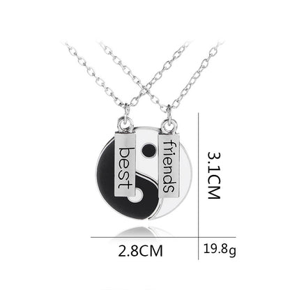 1 Piece Simple Style Letter Alloy Inlay Rhinestones Unisex Pendant Necklace