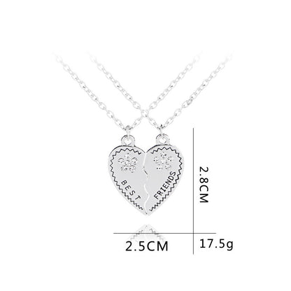 1 Piece Simple Style Letter Alloy Inlay Rhinestones Unisex Pendant Necklace