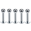 Fashion Geometric Stainless Steel Polishing Lip Stud