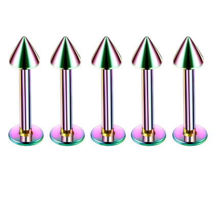 Fashion Geometric Stainless Steel Polishing Lip Stud