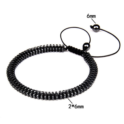 Retro Geometric Metal Handmade Men's Bracelets 1 Piece