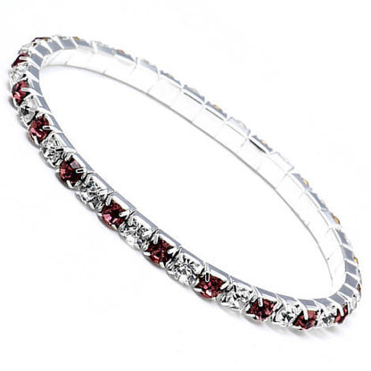 Simple Style Geometric Crystal Rhinestone Gem Bracelets