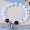 Fashion Round Glass Beaded Women's Bracelets 1 Piece