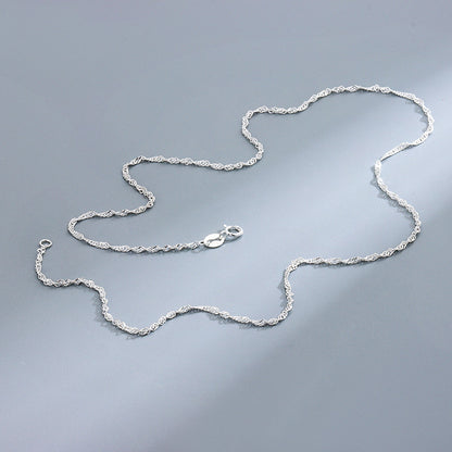 Simple Style Geometric Silver Plating Necklace