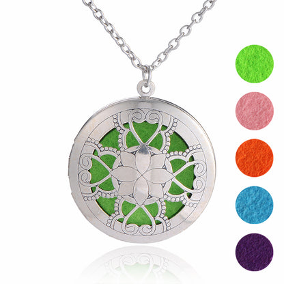 Classic Style Snake Spider Web Stainless Steel Hollow Out Pendant Necklace 1 Piece