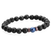 Retro Geometric Alloy Volcanic Rock Bracelets