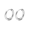 1 Piece Hip-hop Basic Geometric Stainless Steel Titanium Steel Earrings