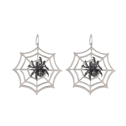 1 Pair Modern Style Streetwear Halloween Pattern Geometric Plating Alloy Drop Earrings