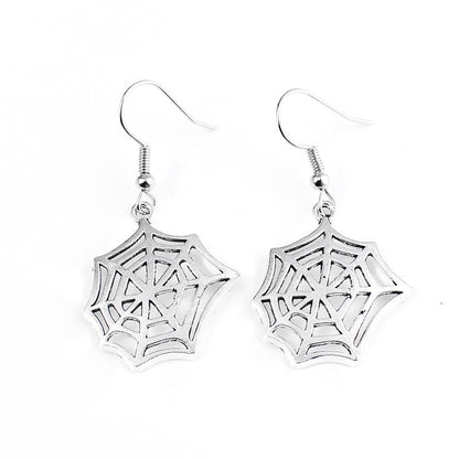 Retro Pumpkin Skull Alloy Plating Women's Drop Earrings 1 Pair