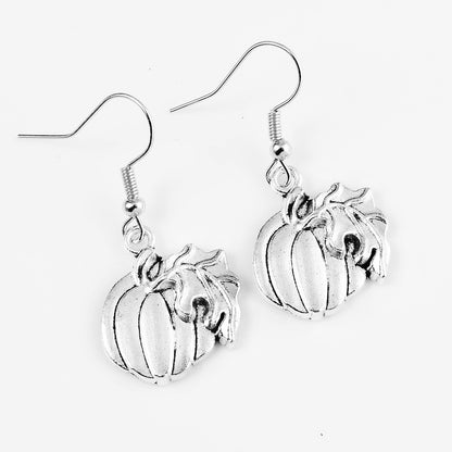 Retro Pumpkin Skull Alloy Plating Women's Drop Earrings 1 Pair